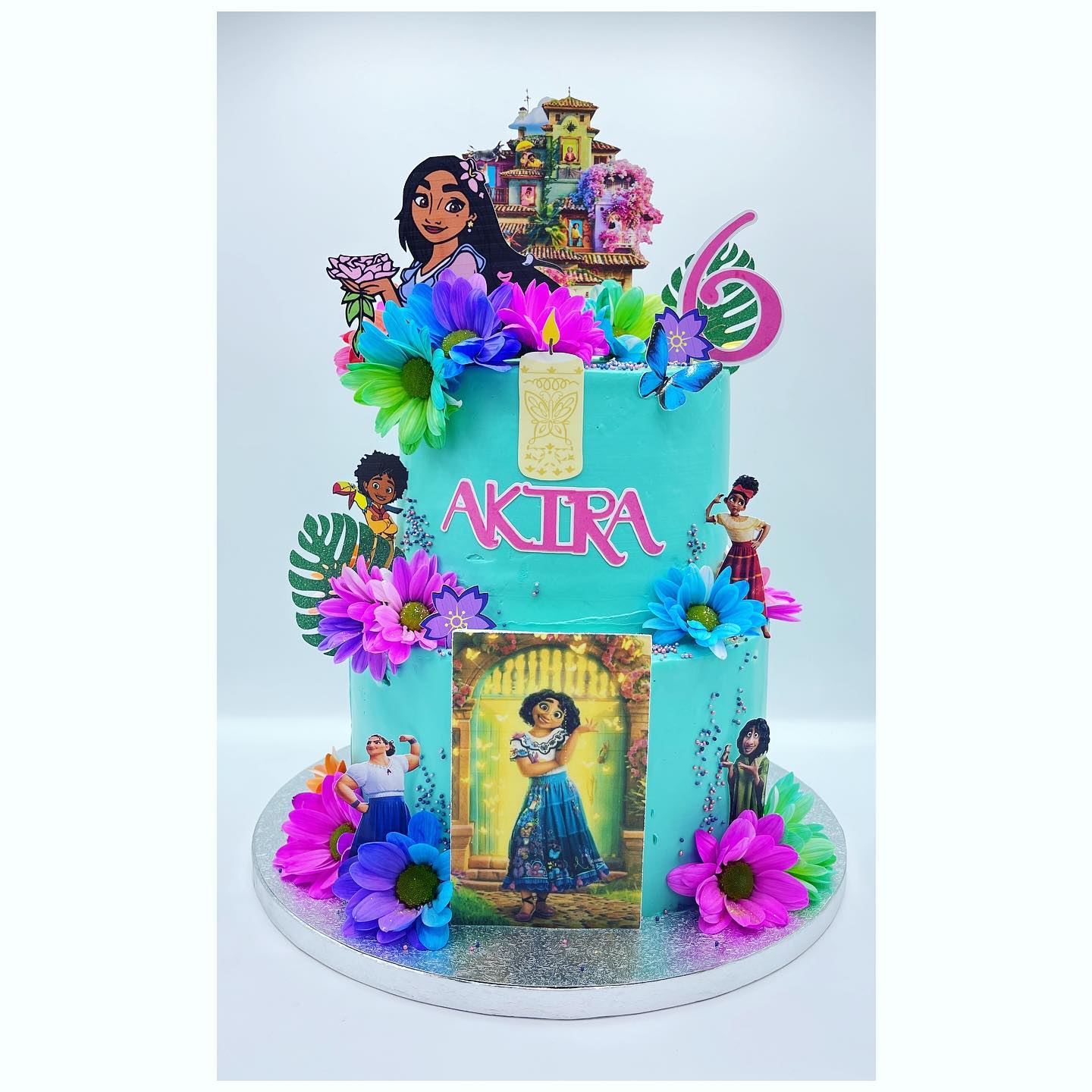 Two tiered encanto cake