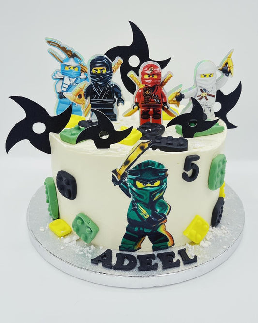 Lego ninja cake