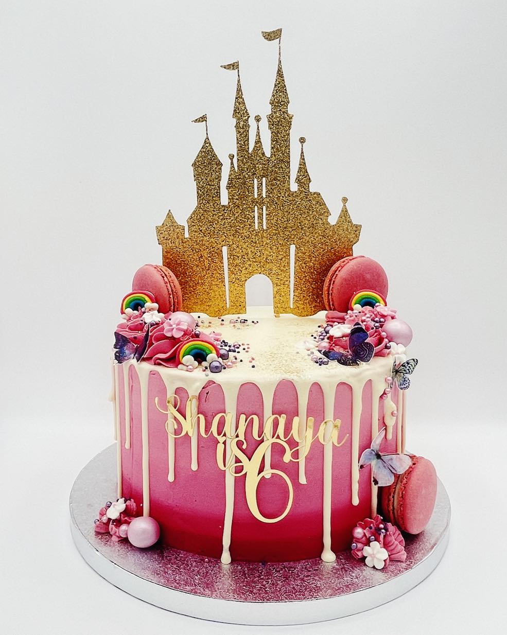 pink princess cake